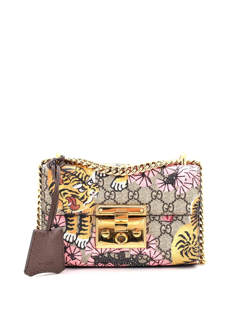Gucci Padlock Shoulder Bag Bengal Print #365039G12B